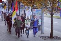 Соратники на Русской пробежке в Донецке