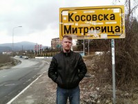 Андрей Родионов в Косовской-Митровице.
