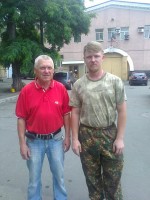 Андрей Родионов и отец Олега Орчикова