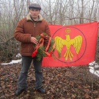Соратник из Свердловска у флага